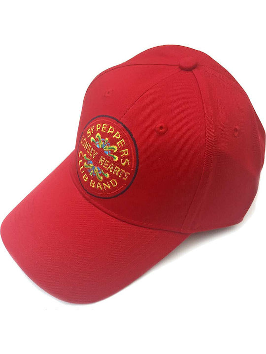 Καπέλο Beatles Sgt Pepper Drum Baseball Cap Red Beatcap02r
