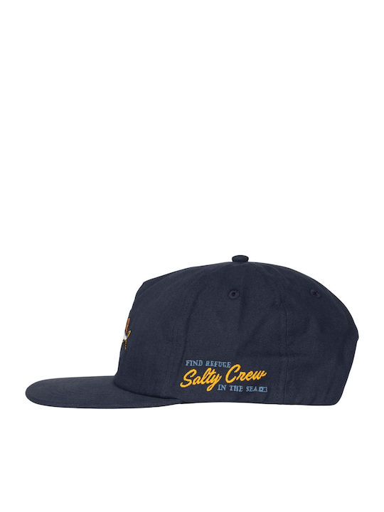 Salty Crew Coastal Snapback Cap Midnight Navy