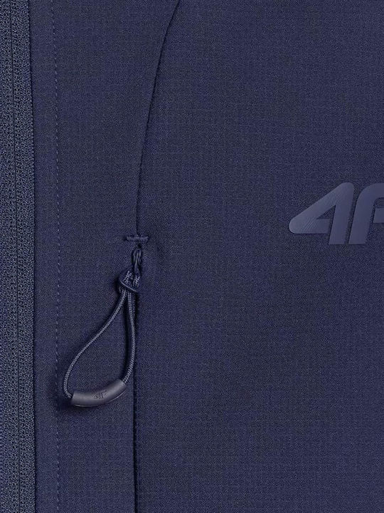 Winter Jacket Softshell Waterproof and Windproof Navy Blue