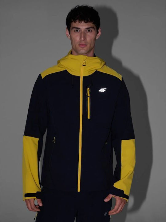 3 in 1 Winter Jacket Softshell Waterproof and Windproof Black