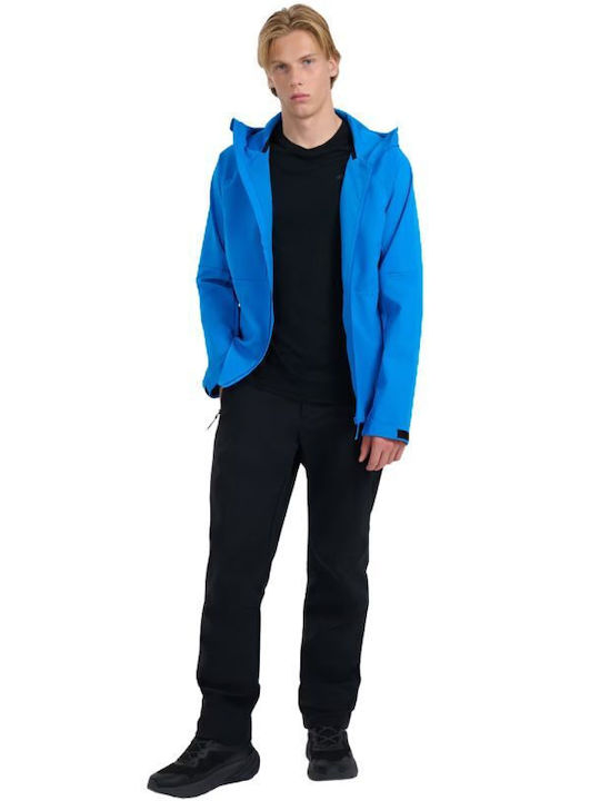 Winter Jacket Softshell Waterproof and Windproof Blue