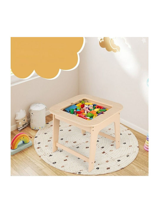 Kids Table and Chairs Set for Painting White Costway