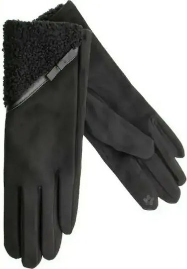 Feminin Set cu Căciulă Tricotat în culoarea Negru