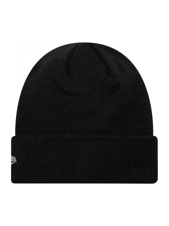 Cuff Beanie Ανδρικός Σκούφος Πλεκτός σε Μαύρο χρώμα