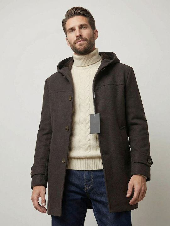 Men's Half Coat Coffee