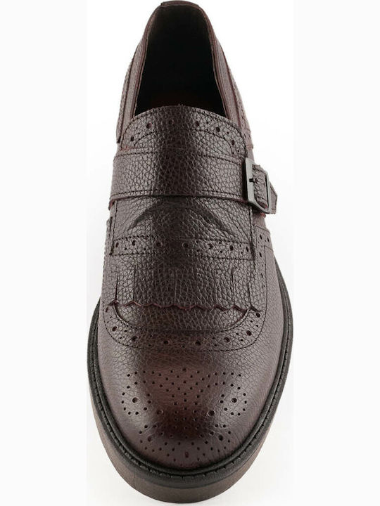 Δερμάτινα Ανδρικά Oxfords Μπορντό
