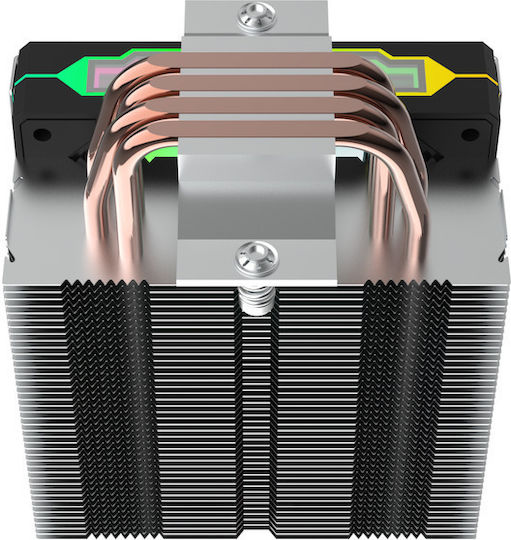 ProGaming PGS4A Cooler Procesor pentru Socket /A/M/4/A/M/5/1/2/0/0/1/1/5/x/1/7/0/0/ cu ARGB Iluminare