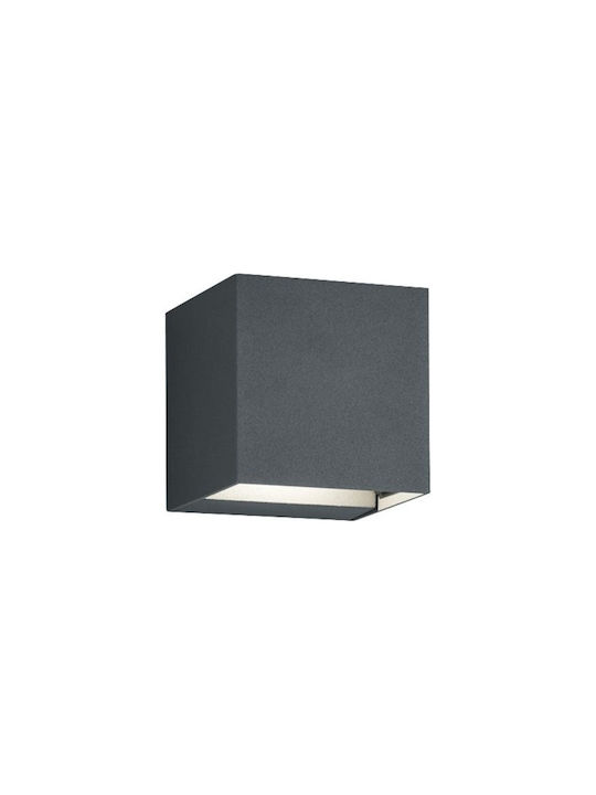 Стенно Външно Осветително Тяло LED IP65 6W с Естествено бяло Светлина 10x10x10εκ.