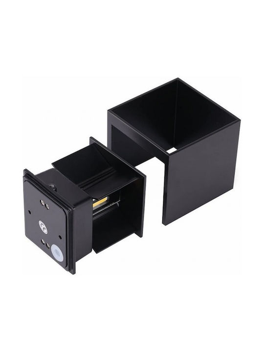 Стенно Външно Осветително Тяло LED IP65 6W с Естествено бяло Светлина 10x10x10εκ.
