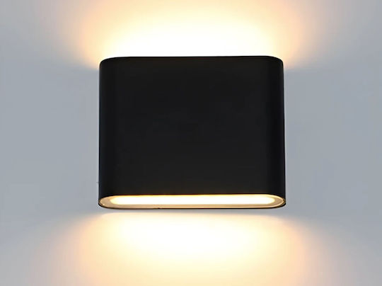 Επιτοίχιο Εξωτερικό Φωτιστικό LED IP65 6W με Ψυχρό Λευκό Φως 11.5x9x3εκ.