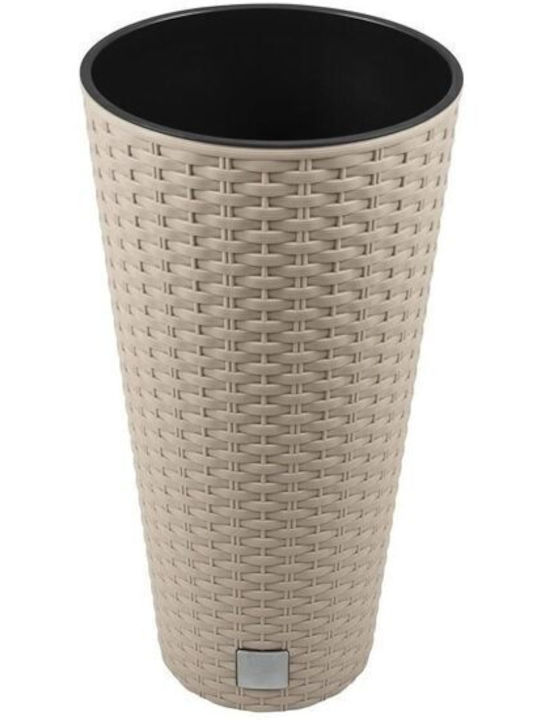 Prosperplast Κασπώ Rattan Καφέ 40x40εκ. 2τμχ