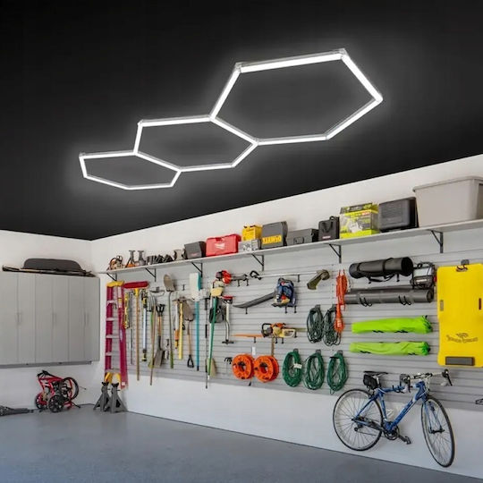 Zola Lampă LED Alb Rece Hexagon Zola Lampă LED Alb Rece Hexagon