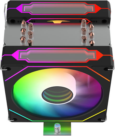 ProGaming TwinStorm X6 Cooler Procesor Ventilatoare de răcire CPU pentru Socket /A/M/4/A/M/5/1/2/0/0/1/1/5/x/1/7/0/0/ cu ARGB Iluminare