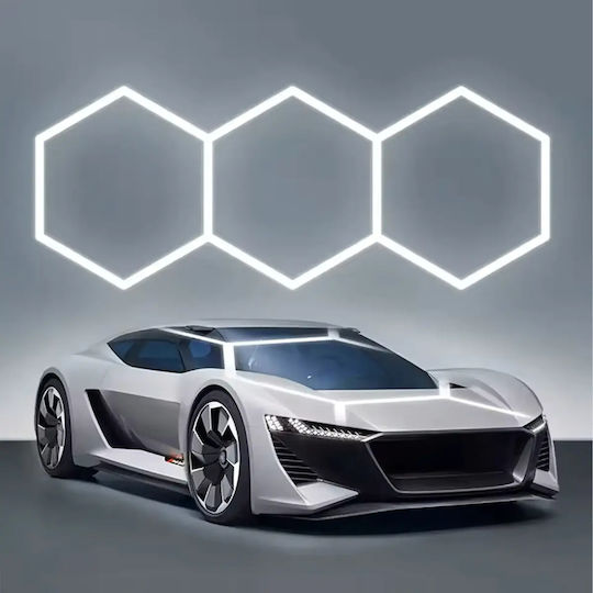 Lustră Decorativă Hexagon Transparent