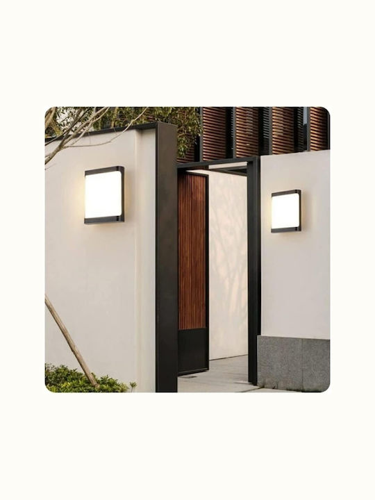 Corp Iluminat Exterior Montat Pe Perete Etanș Led 20W 6500K 20x16x5cm