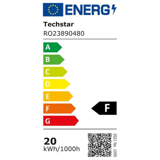Lumină de exterior montată pe perete LED IP65 20W cu Alb Rece Lumină 20x16x5εκ.