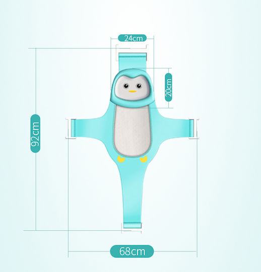 Little Mom Baby Badewannen Baby-Badenetz Blau BH-714_Blau