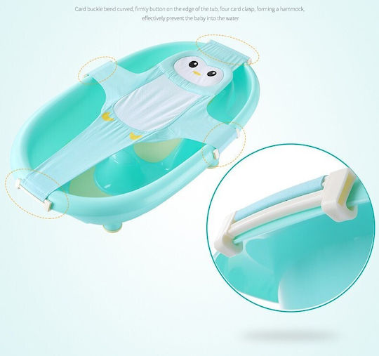 Little Mom Baby Badewannen Baby-Badenetz Blau BH-714_Blau