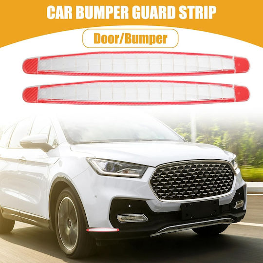 Set 2 Benzi Universale de Protecție Transparentă Pentru Bara și Ușa Mașinii Durabile din PVC Rezistente la Zgârieturi și Impact Autocolante Instalare Rapidă 40x5,2 Cm Set 2 Bucăți