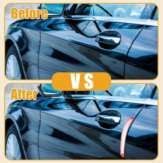 Set 2 Benzi Universale de Protecție Transparentă Pentru Bara și Ușa Mașinii Durabile din PVC Rezistente la Zgârieturi și Impact Autocolante Instalare Rapidă 40x5,2 Cm Set 2 Bucăți