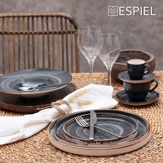 Espiel Monte Carlo Set of Glasses for White and Red Wine made of Glass in Red Color 6pcs