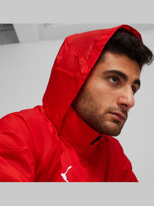 Team Jacket Waterproof Red