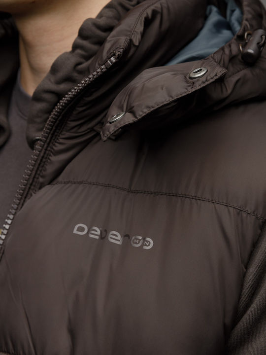 Ärmellos Jacke Brown