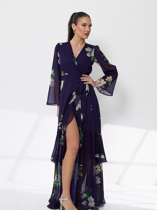 Summer Maxi Dress for Wedding / Baptism Purple