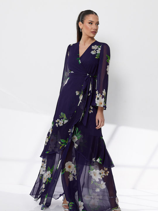 Summer Maxi Dress for Wedding / Baptism Purple