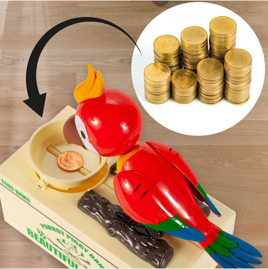 Interactive Piggy Bank Children Parrot Model