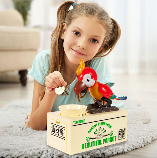 Interactive Piggy Bank Children Parrot Model