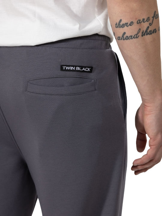 Παντελόνι σε Slim Εφαρμογή Black, Grey