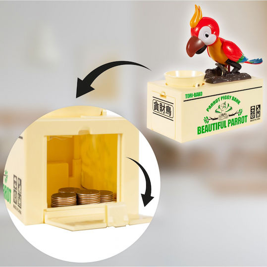 Interactive Piggy Bank Children Parrot Model