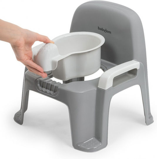 Baby Jem Potty Chair Gray