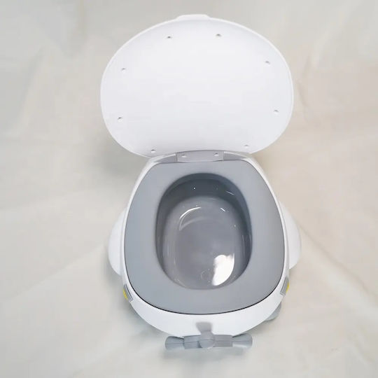 Little Mom Potty Bowl with Lid Gray