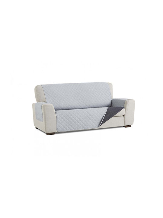 Sofazip Ελαστικό Κάλυμμα Τριθέσιου Καναπέ Dark Grey - Light Grey 160εκ.