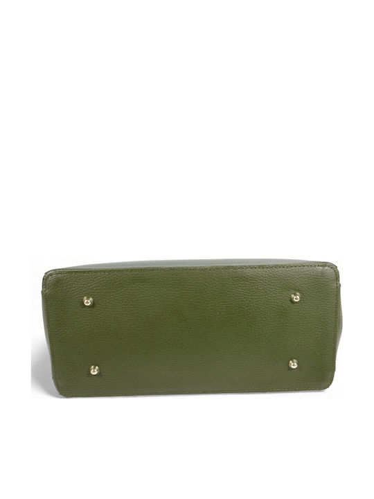 Geantă Dama Tote Din Piele Verde