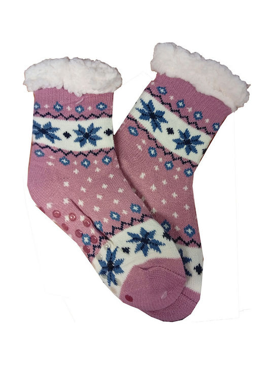 Join Join Kinder Hausschuh-Socken Lila
