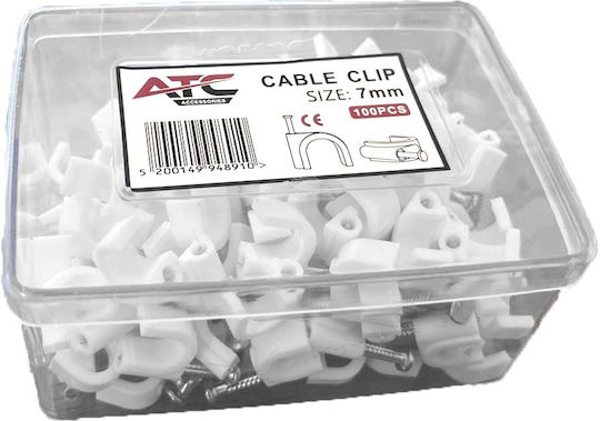 Atc Rokas Tsk-6mm White Pe 100pcs