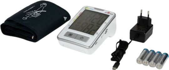 Vitalmed Standard Bp126a Tensiometru Digital Automat pentru Măsurarea Tensiunii Arteriale Memorie pentru 2 Utilizatori Tehnologie Mac Indicator de Aritmie Clasificare a Tensiunii Arteriale Manșetă 22 42 Cm