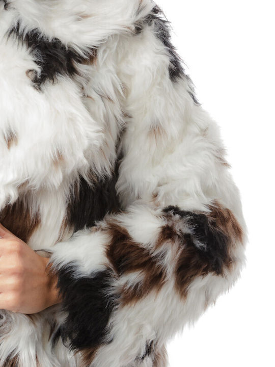 Women's Long Fur Multicolor