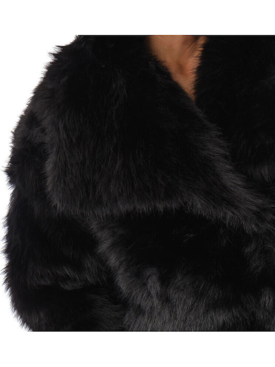Women's Short Fur Black