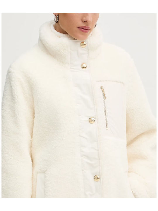 Women's Long Lifestyle Jacket for Winter White