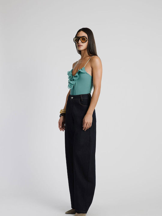 Callie Women's Bodysuit Studio 83 Turquoise Callie Women's Bodysuit Studio 83 Turquoise