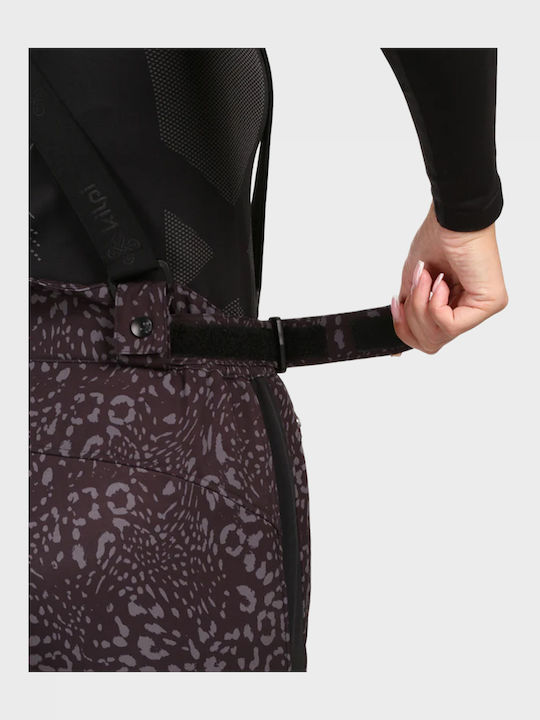 Kilpi ZL0407KI-BLK Pantaloni de schi și snowboard pentru femei Ski & Snowboard Coajă moale Negru