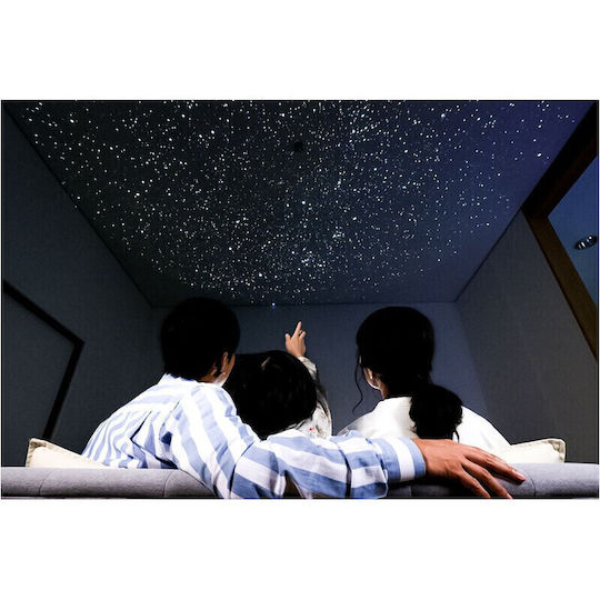 Sega LED Детска Лампа Проектор Homestar Flux Planetarium с Проекция на Звезди Бял 15.1x15.9см
