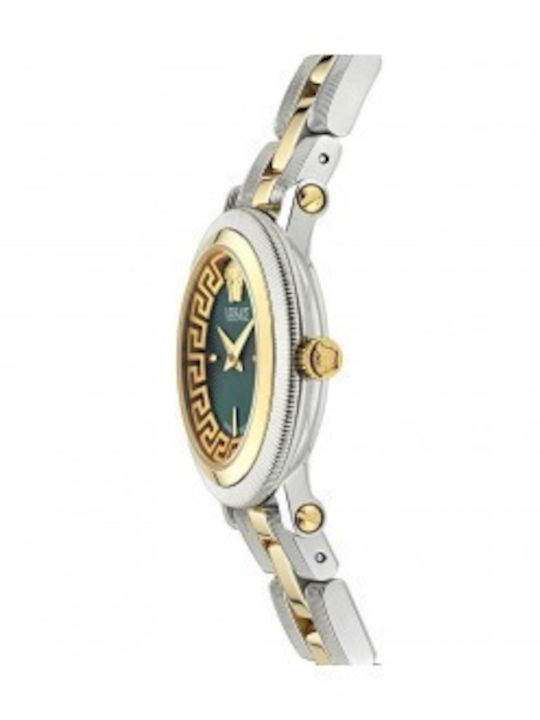 Versace Greca Flourish Ceas de Damă cu Multicolor Brățară Metalică