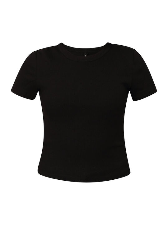 Life Women's Cotton Short Sleeve Blouse Black