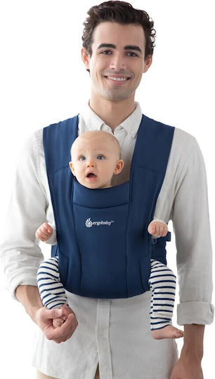 Ergobaby Κλασικός Μάρσιπος Embrace Μπλε με Μέγιστο Βάρος 0.48kg