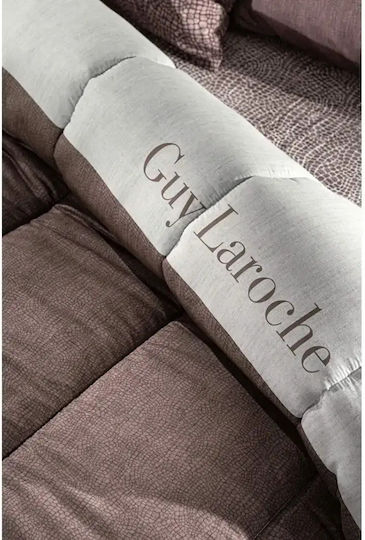Guy Laroche Плик за Завивка Памучен Кинг Сайз 225x245 Safari Choco Suede